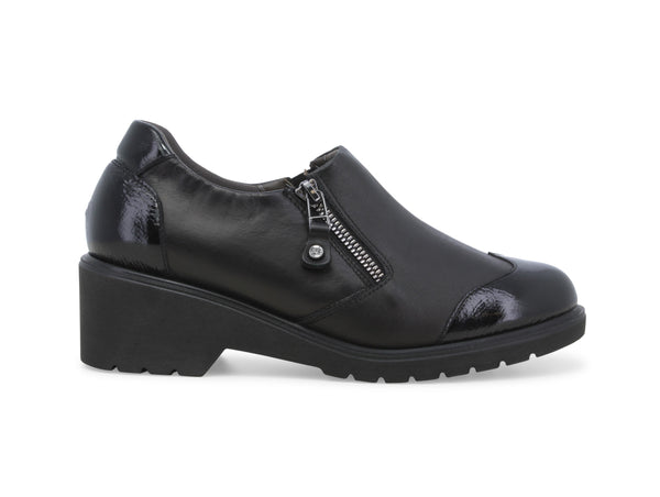 Melluso Scarpe Donna Comfort Stile Italiano Tomaia Pelle Nera R35735W-241013